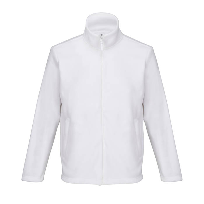 Veste micropolaire unisexe zippée promotionnelle NITRO Blanc 1